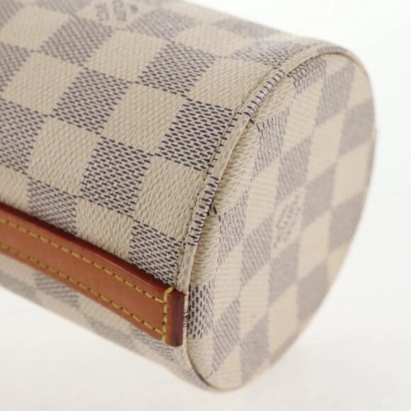 LOUIS VUITTON Damier Azur Bottle Holder Porte Boutille Bag GI0373 Auth 128175V - Picture 3 of 16